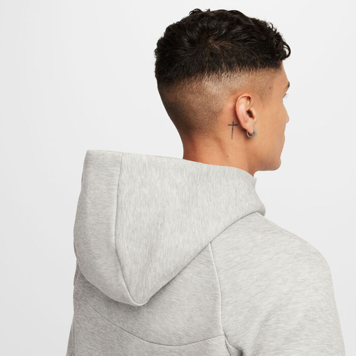 Nike Men's Tech Full-Zip Windrunner Hoodie Grey Nike Men's Tech Full-Zip Windrunner Hoodie Grey image number 5