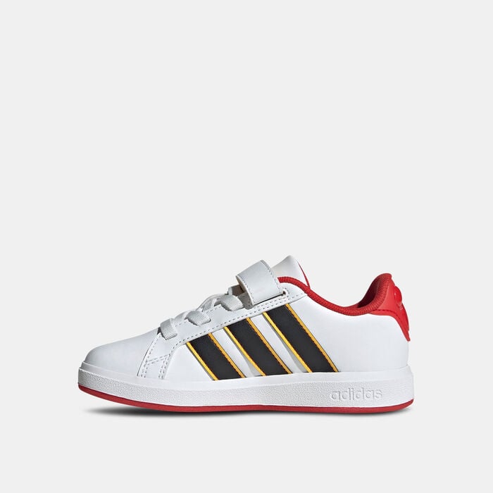 adidas Kids' Disney Mickey Mouse Grand Court Shoes White adidas Kids' Disney Mickey Mouse Grand Court Shoes White image number 2