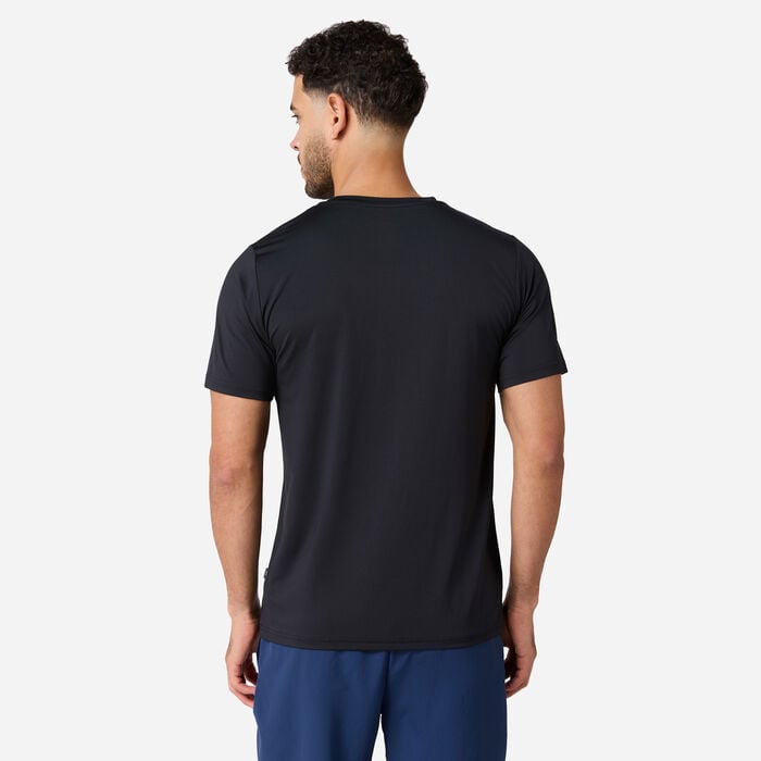 New Balance Men's Box Performance T-Shirt Blue New Balance Men's Box Performance T-Shirt Blue image number 1