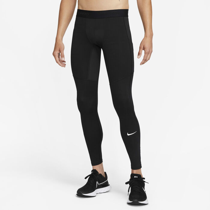 Nike Men's Pro Warm Tights Black Nike Men's Pro Warm Tights Black image number 0