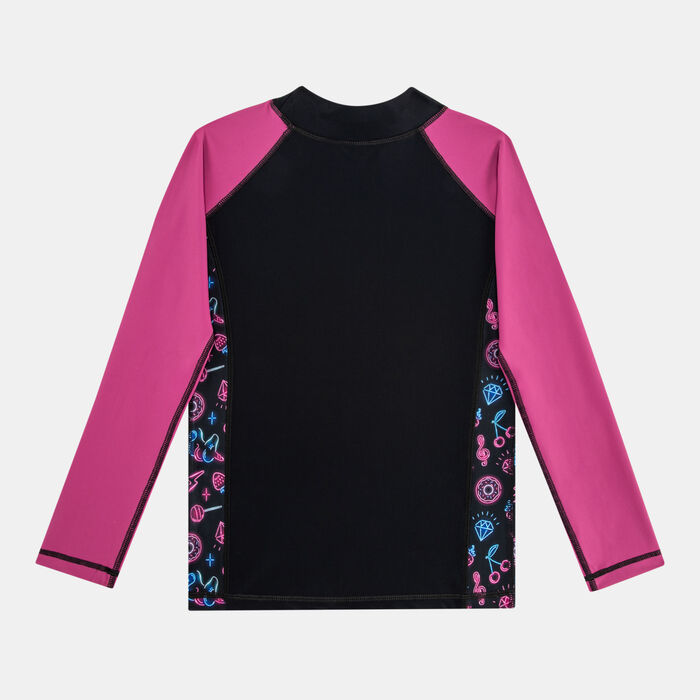 COEGA Kids' Swimming Rashguard Black COEGA Kids' Swimming Rashguard Black image number 1