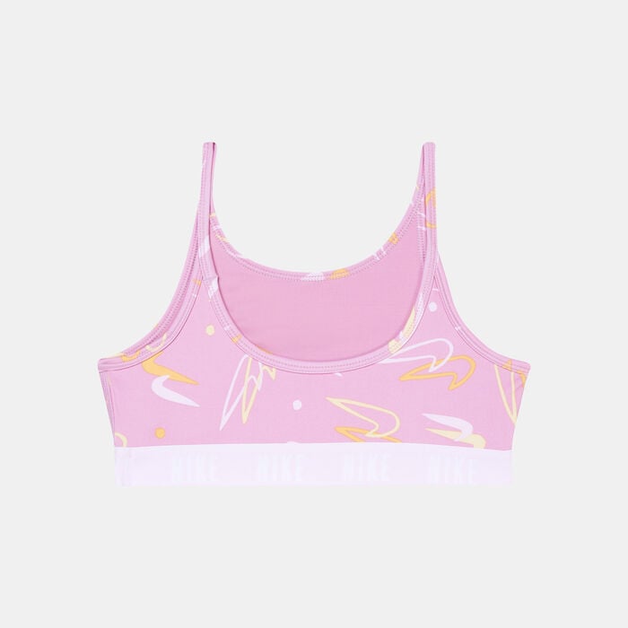 Nike Kids' Dri-FIT Trophy Sports Bra (Older Kids) Pink Nike Kids' Dri-FIT Trophy Sports Bra (Older Kids) Pink image number 1