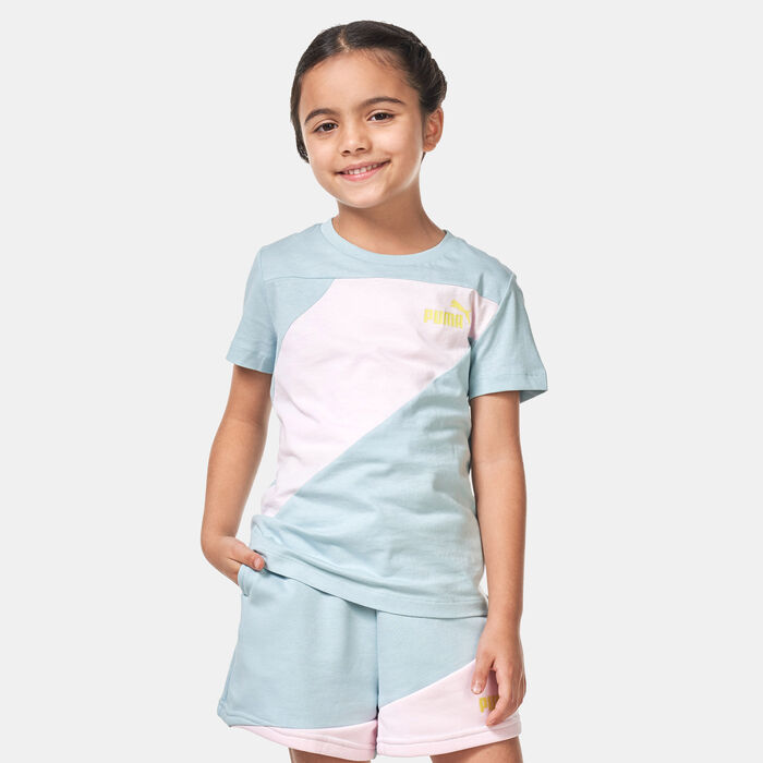 PUMA Kids' Power Graphic Print T-Shirt Blue PUMA Kids' Power Graphic Print T-Shirt Blue image number 0