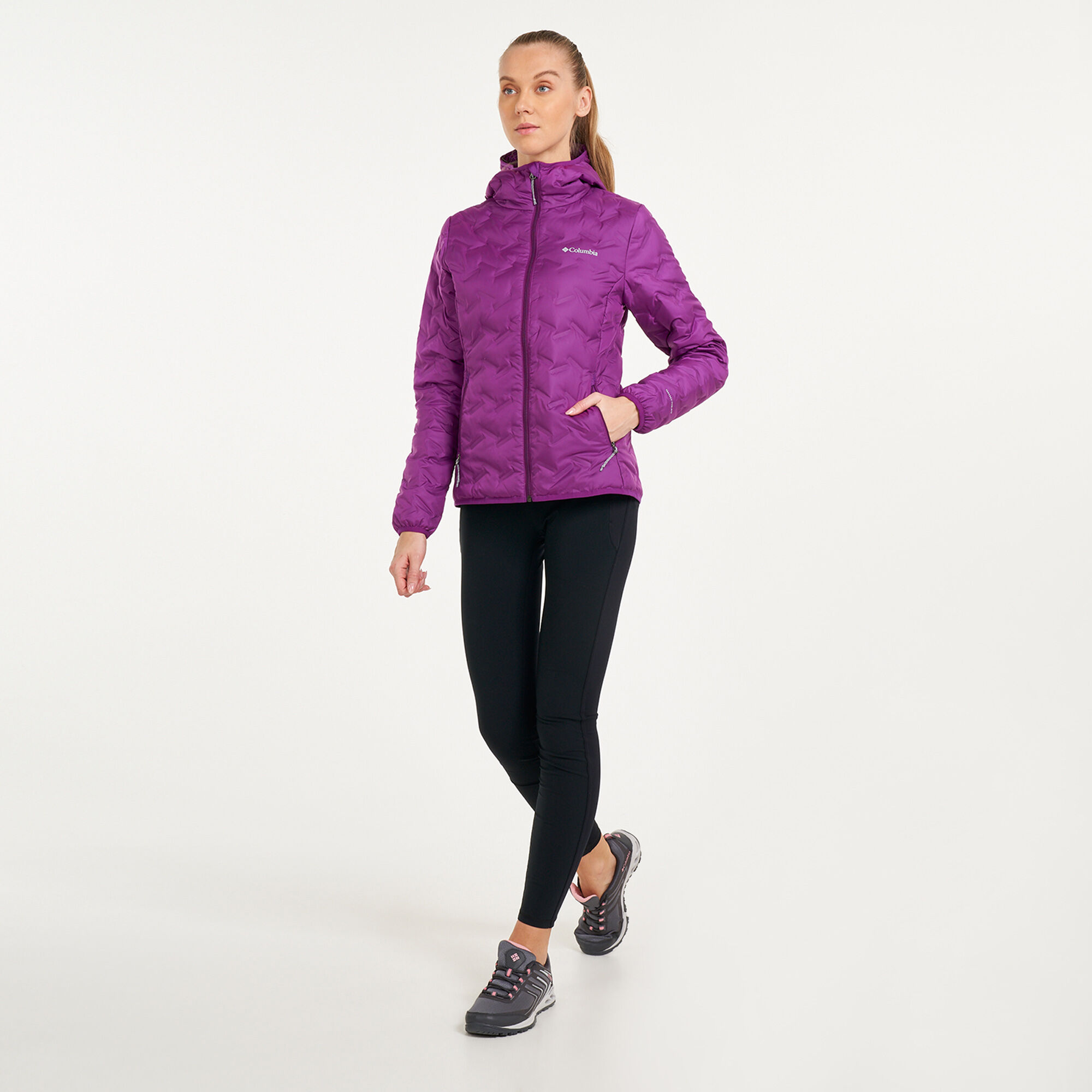 Women's delta ridge down hooded jacket cheap