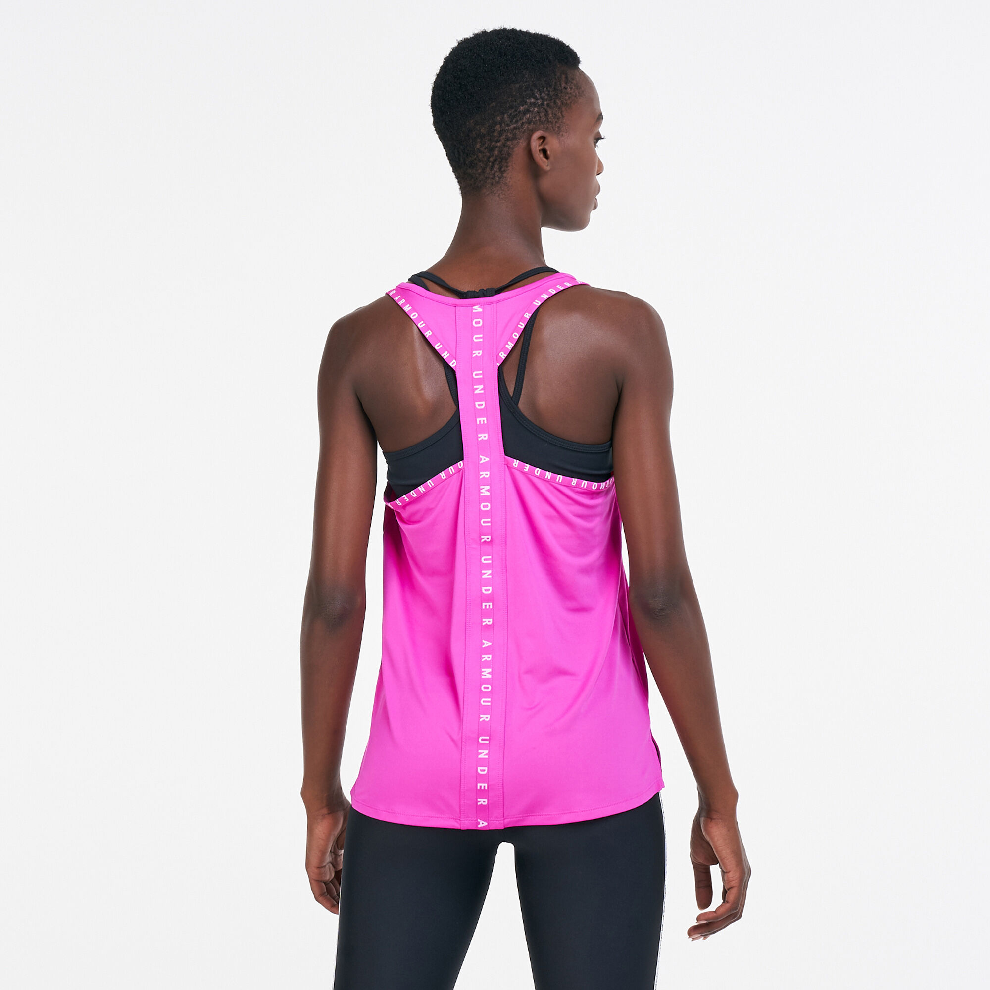 Under armour hot sale pink tank top