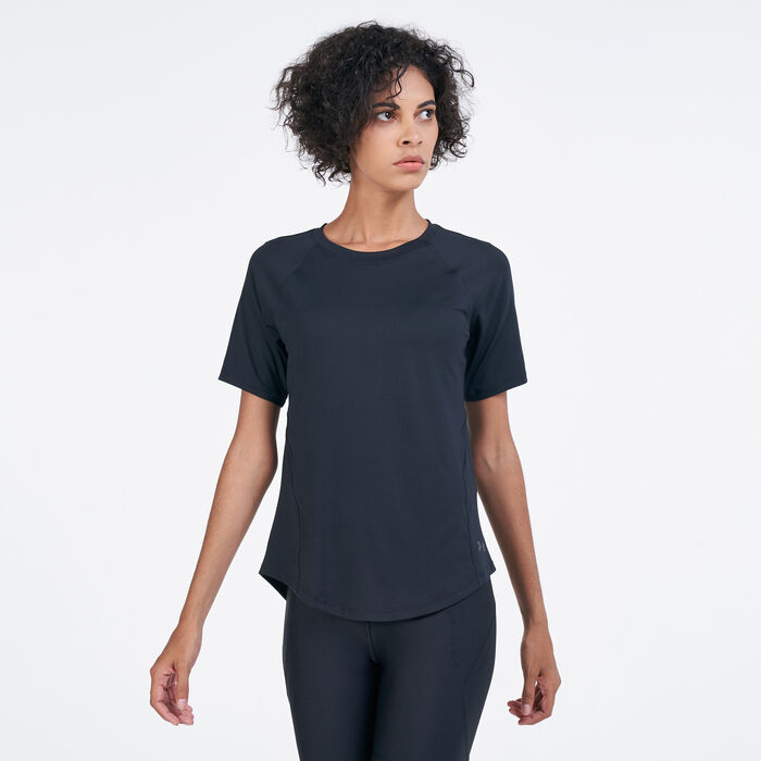 Under Armour Women's RUSH™ T-Shirt Black Under Armour Women's RUSH™ T-Shirt Black image number 0