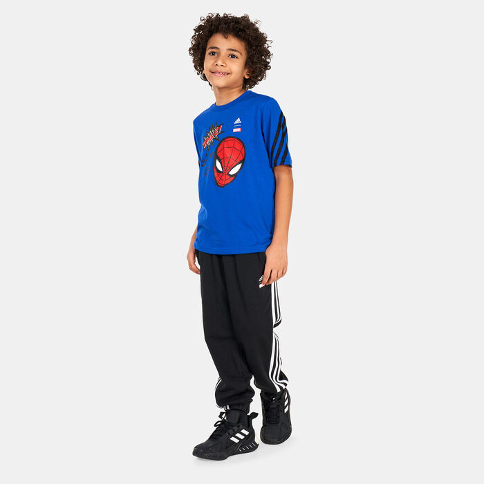 adidas  Kids' x Marvel Spider-Man T-Shirt Blue image number 2