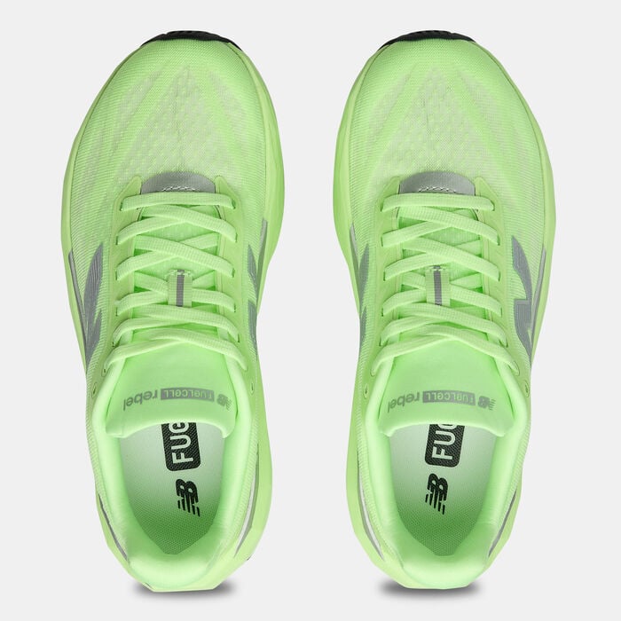 New Balance Men's FuelCell Rebel v5 Running Shoes Green New Balance Men's FuelCell Rebel v5 Running Shoes Green image number 4