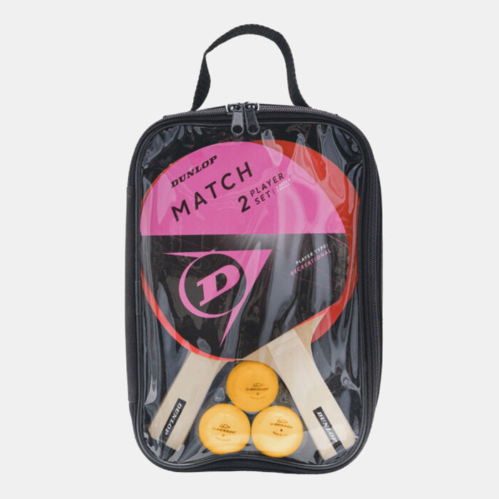 Dunlop Match 2 Player Table Tennis Set Multi-Color Dunlop Match 2 Player Table Tennis Set Multi-Color image number 0