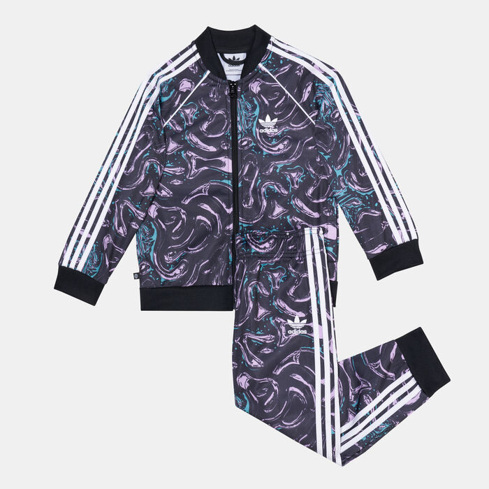 adidas Originals Kids' Allover Print SST Set Black adidas Originals Kids' Allover Print SST Set Black image number 0