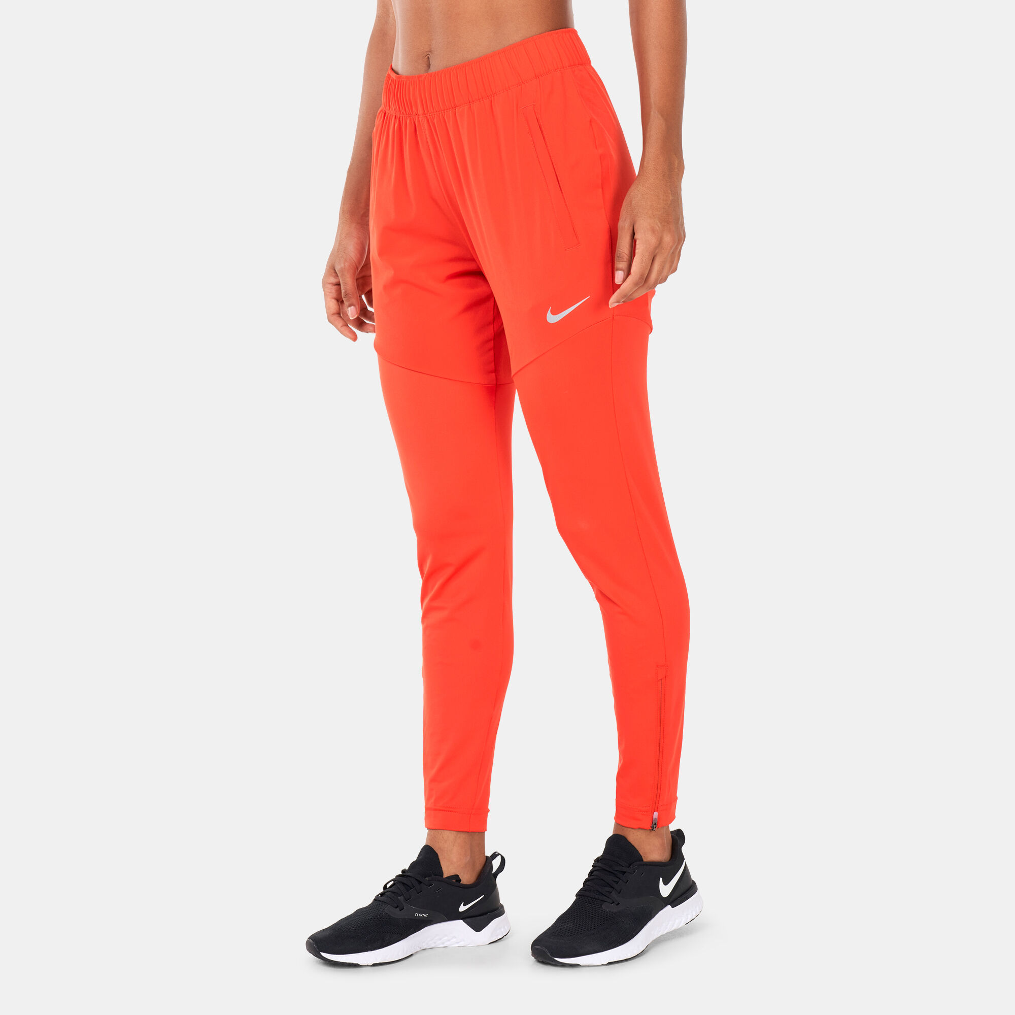 Men's Nike Swift Shield Reflective Running Pants 2XL Black Silver Training  New