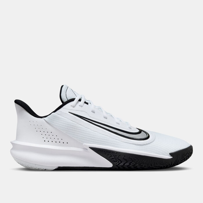 Nike Men's Precision 7 Basketball Shoes White Nike Men's Precision 7 Basketball Shoes White image number 0