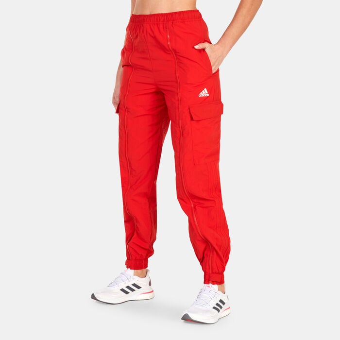 Buy adidas Women's Dance Woven Versatile Cargo Pants Red in KSA -SSS