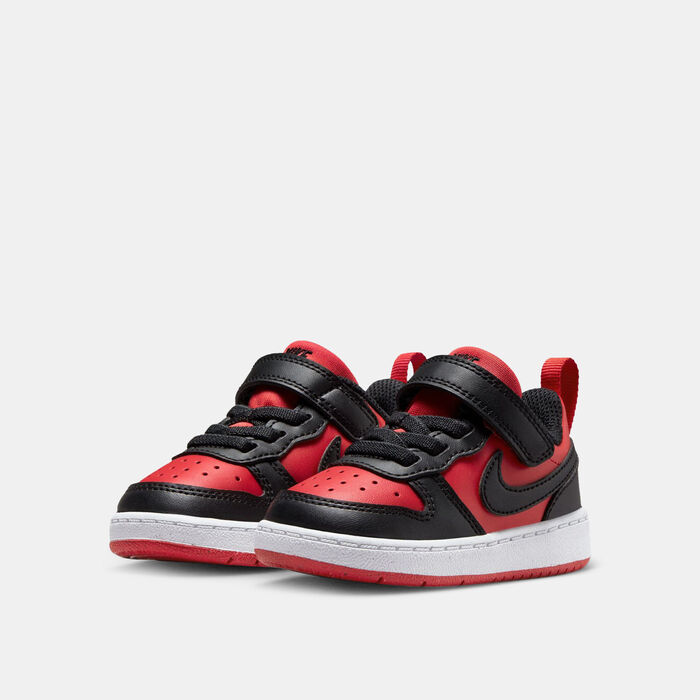 Nike Kids' Court Borough Low Recraft Shoes (Baby and Toddler) Red Nike Kids' Court Borough Low Recraft Shoes (Baby and Toddler) Red image number 1