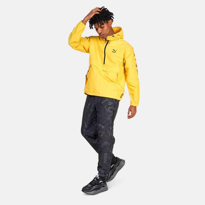 PUMA Men's x STAPLE Anorak Jacket yellow image number 2
