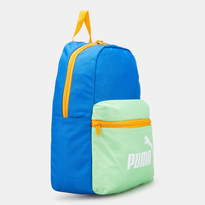 PUMA Kids' Phase Backpack (Small) Blue PUMA Kids' Phase Backpack (Small) Blue image number 2