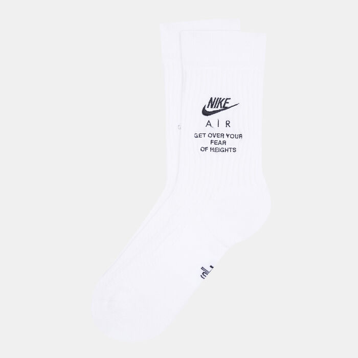 Nike Men's SNKR Sox Crew Socks White Nike Men's SNKR Sox Crew Socks White image number 0
