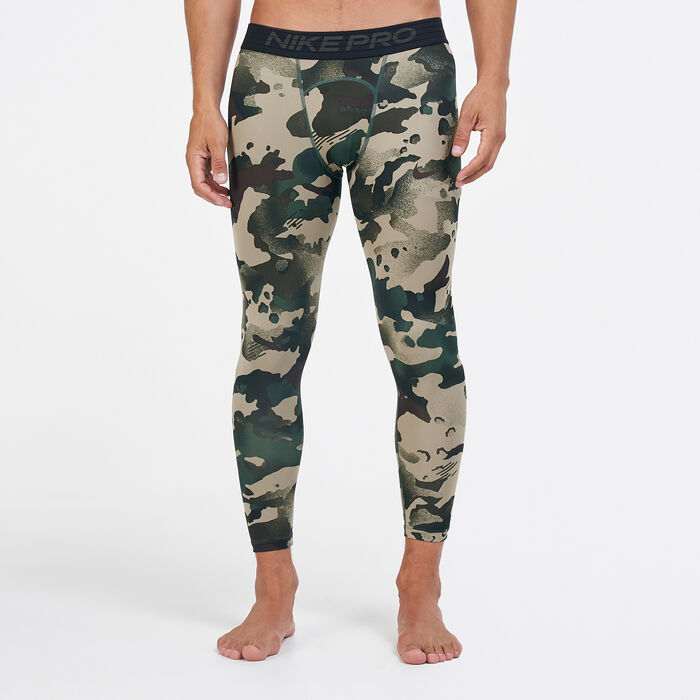 Nike Men's Pro Camo Tights Multi-Color Nike Men's Pro Camo Tights Multi-Color image number 0