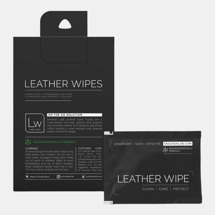 Sneaker Lab Leather Shoe Wipes Black image number 1