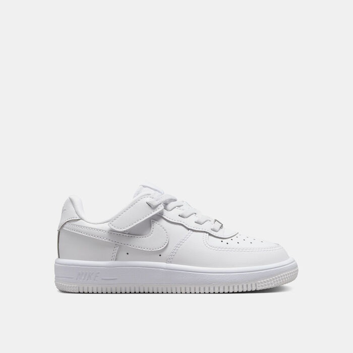 Nike Kids' Force 1 Low EasyOn Shoes White Nike Kids' Force 1 Low EasyOn Shoes White image number 0