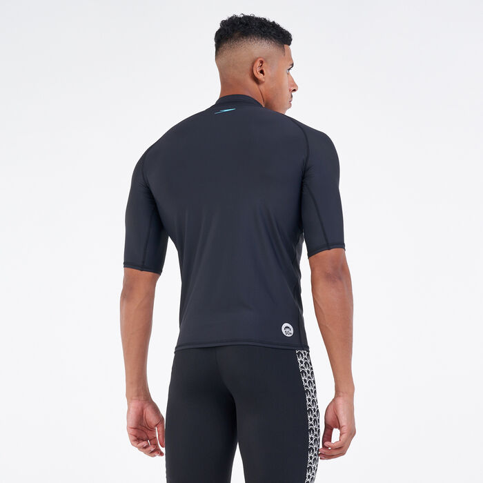 Speedo Men's Delight Rashguard Black Speedo Men's Delight Rashguard Black image number 1