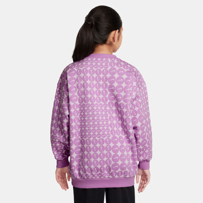 Nike Kids' Sportswear Club Fleece Sweatshirt Purple