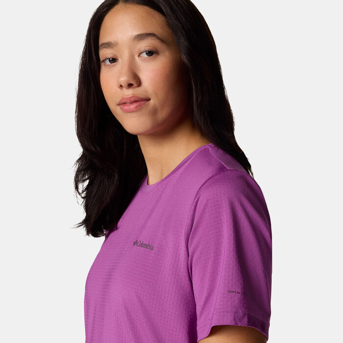 Columbia Women's Wild Springs T-Shirt Purple Columbia Women's Wild Springs T-Shirt Purple image number 3