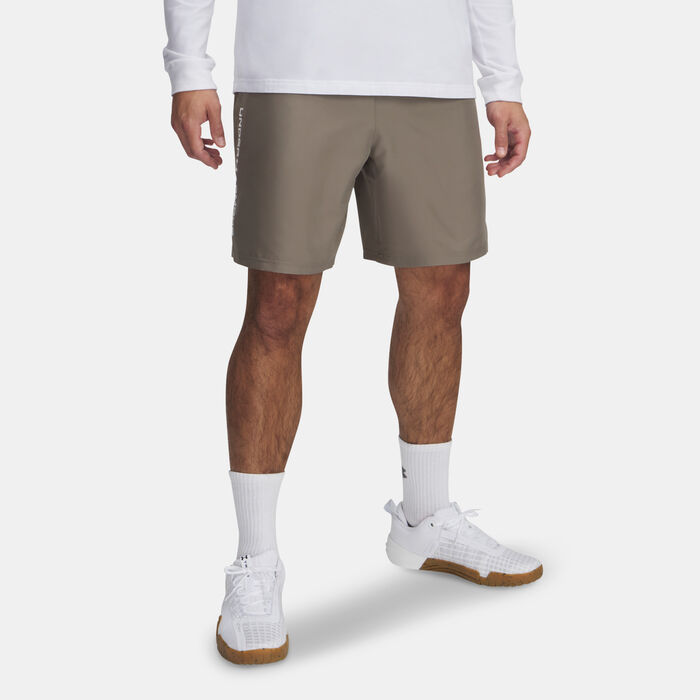 Under Armour Men's Tech Woven Wordmark Training Shorts Brown Under Armour Men's Tech Woven Wordmark Training Shorts Brown image number 0