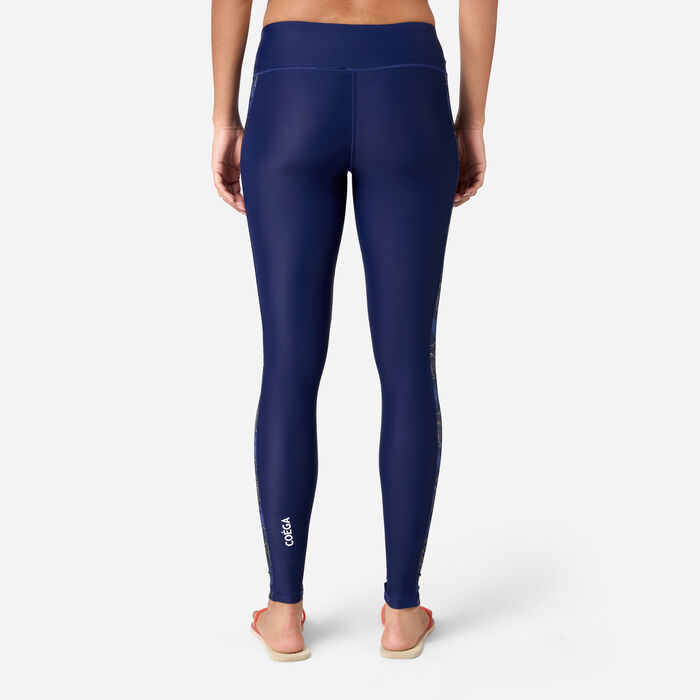 COEGA Women's Swimming Leggings Blue COEGA Women's Swimming Leggings Blue image number 1