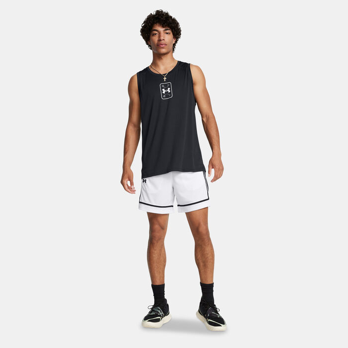 Under Armour Men's Zone Pro Basketball Shorts White Under Armour Men's Zone Pro Basketball Shorts White image number 2