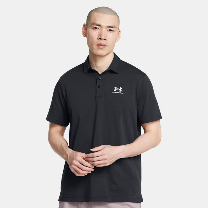 Under Armour Men's Icon Polo Shirt Black Under Armour Men's Icon Polo Shirt Black image number 0