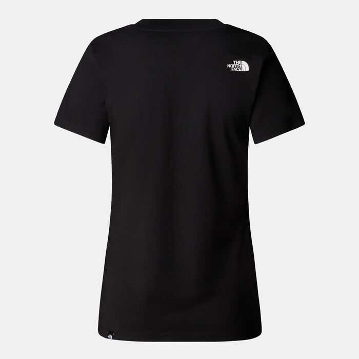 The North Face Women's Easy T-Shirt Black The North Face Women's Easy T-Shirt Black image number 1