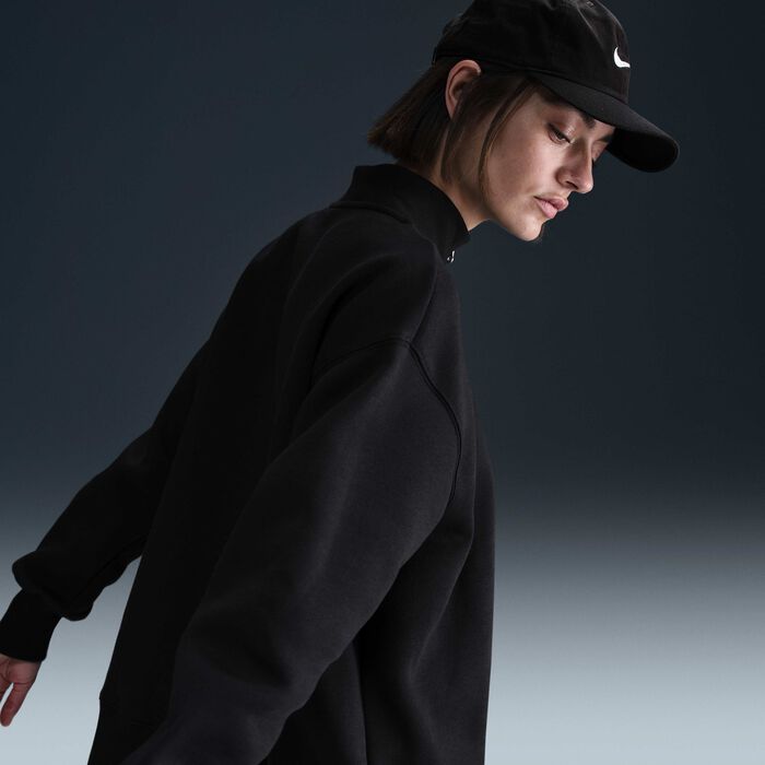 Nike Women's Sportswear Phoenix Sweatshirt Black Nike Women's Sportswear Phoenix Sweatshirt Black image number 1