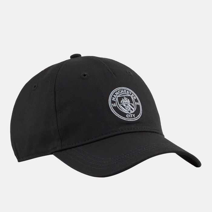 PUMA Kids' Manchester City Essentials Cap Black PUMA Kids' Manchester City Essentials Cap Black image number 0