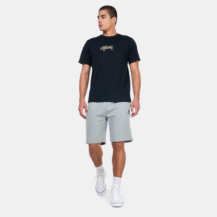 Converse Men's Elevated Logo Graphic T-Shirt Black Converse Men's Elevated Logo Graphic T-Shirt Black image number 2
