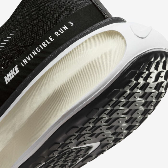 Nike Men's Invincible 3 Road Running Shoes Black Nike Men's Invincible 3 Road Running Shoes Black image number 7