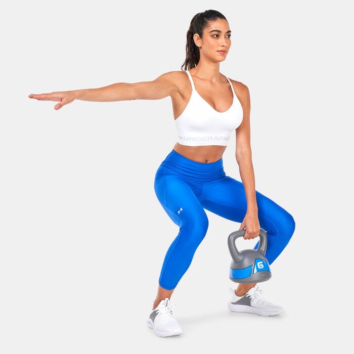 Under Armour Women's UA Tech™ HeatGear® Training Leggings Blue Under Armour Women's UA Tech™ HeatGear® Training Leggings Blue image number 2