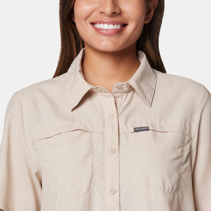 Columbia Women's Silver Ridge 3.0 Hiking Shirt Beige image number 2