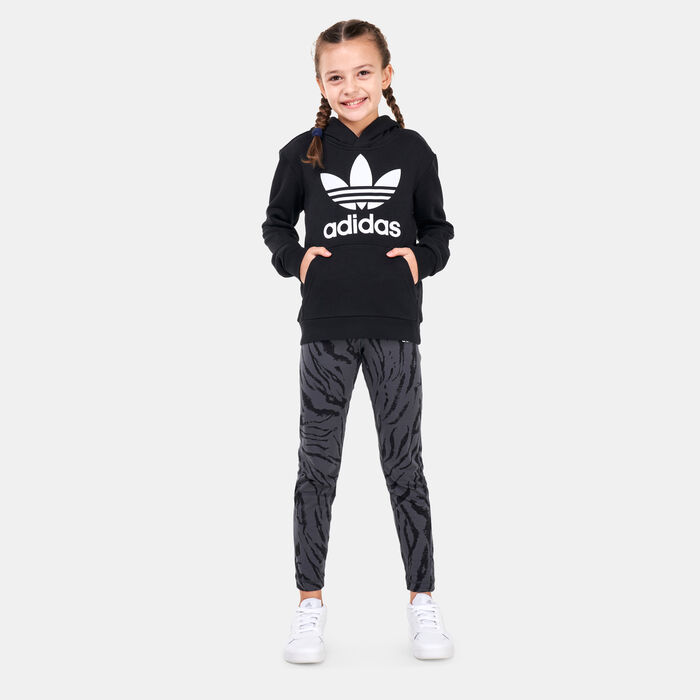 adidas Originals Kids' Trefoil Hoodie Black image number 2