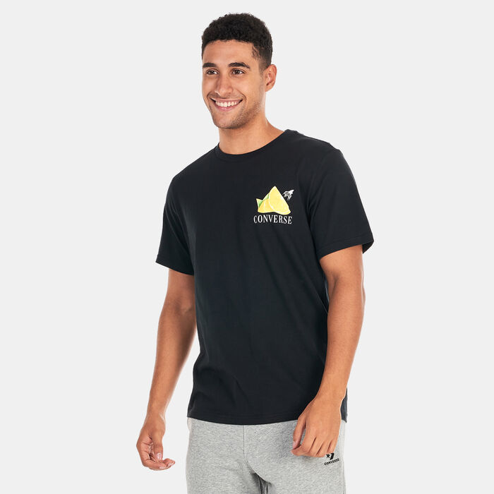 Converse Men's Fresh Lemon T-Shirt Black Converse Men's Fresh Lemon T-Shirt Black image number 0