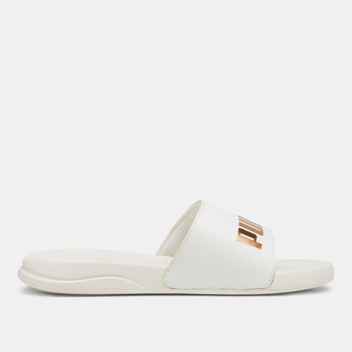 PUMA Women's Popcat 20 Regency Romance Slides White PUMA Women's Popcat 20 Regency Romance Slides White image number 1