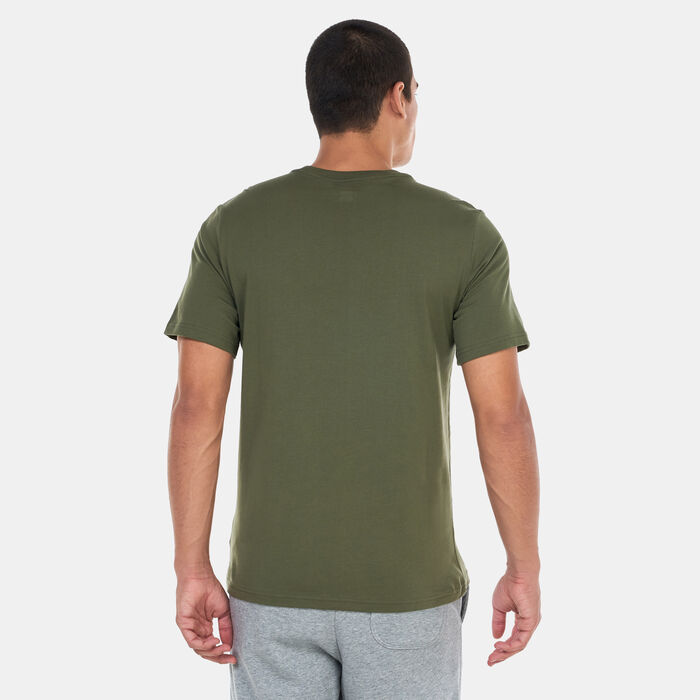 Converse All Star Center Front T-Shirt Green Converse All Star Center Front T-Shirt Green image number 1