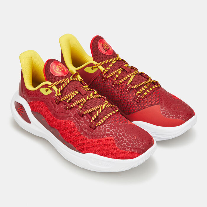 Under Armour Curry 11 Bruce Lee Fire Basketball Shoes Red Under Armour Curry 11 Bruce Lee Fire Basketball Shoes Red image number 1
