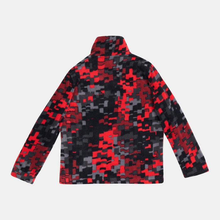 Columbia Kids' Zing™ III Printed Fleece Jacket Red image number 1