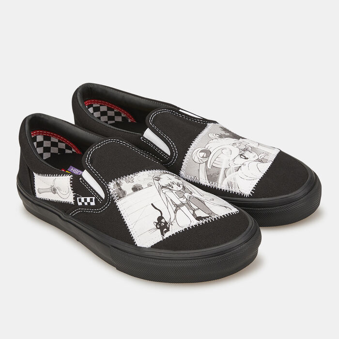 Vans Skate Slip-On Unisex Shoe Black Vans Skate Slip-On Unisex Shoe Black image number 1