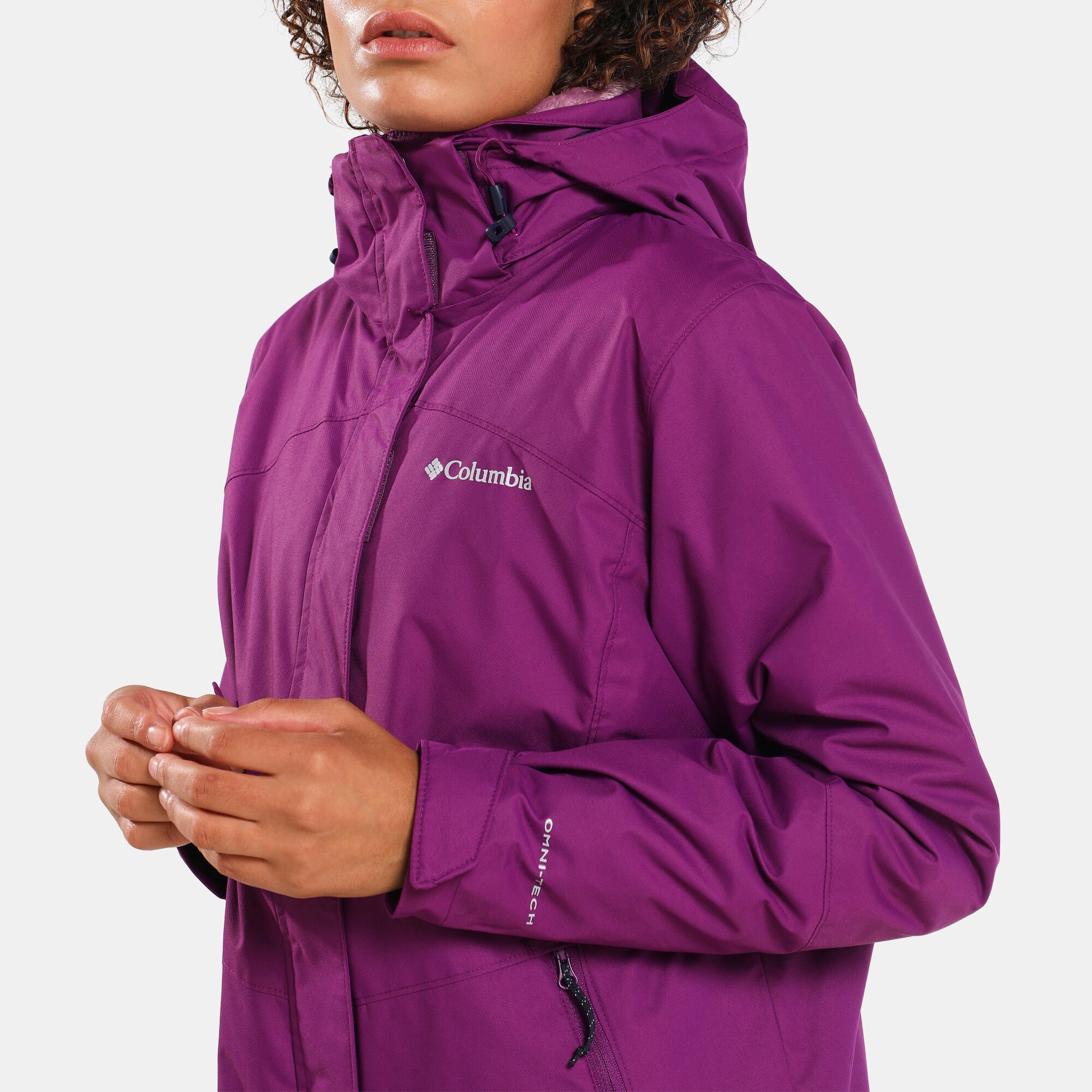 Columbia womens clearance jacket purple