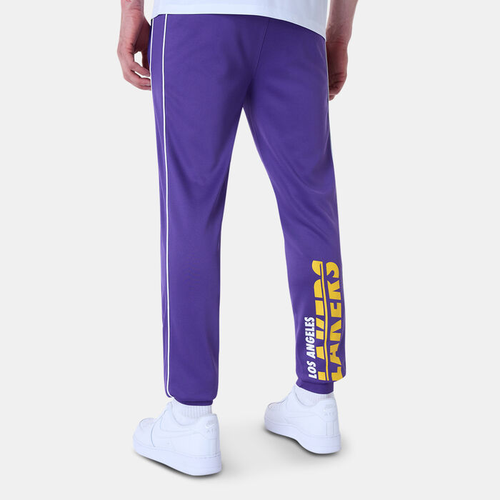 New Era Men's NBA Los Angeles Lakers Track Pants Purple New Era Men's NBA Los Angeles Lakers Track Pants Purple image number 1