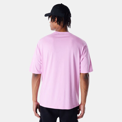 New Era Men's NBA Chicago Bulls Retro Graphic T-Shirt Pink