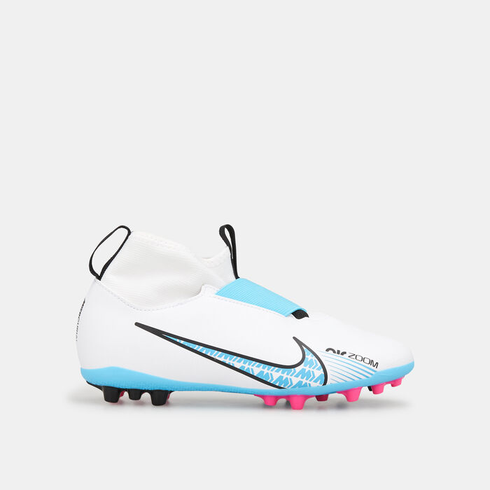 Nike Kids' Jr. Mercurial Zoom Superfly 9 Academy Artificial-Grass Football Shoe White Nike Kids' Jr. Mercurial Zoom Superfly 9 Academy Artificial-Grass Football Shoe White image number 0