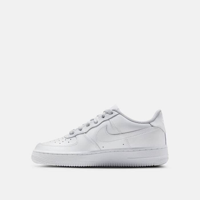 Nike Kids' Air Force 1 LE Shoes White image number 2